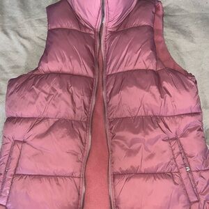 Stylish Puffer Vest in Pink